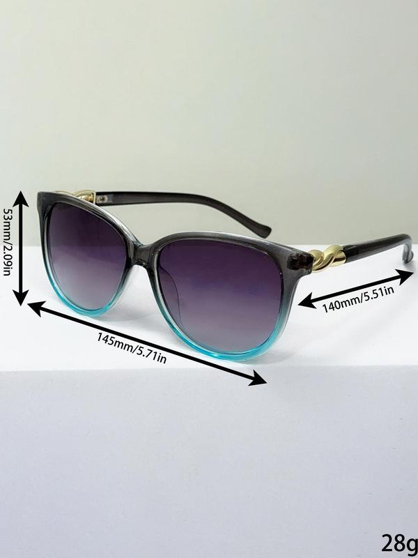 Vintage Cat Eye Frame Sunglasses, Trendy Casual Tinted Lens Sunglasses for Women, Fashion Accessories for Everyday Use and Outdoor Activities