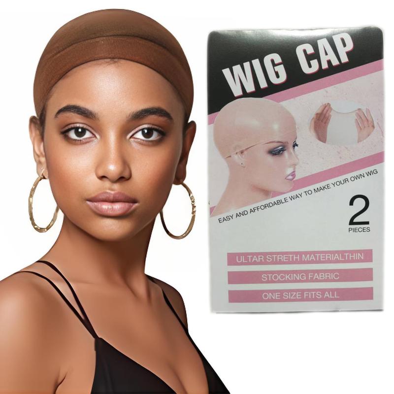 Beauty HD Wig Cap for Women Invisible and breathable cap Lace front wig High Elasticity Sheer Nylon wig cap Natural transparent HD Ultra Thin wig cap