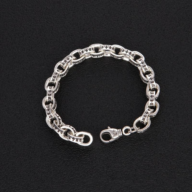 Retro cross bracelet, trendy alloy letter bracelet for men and women, hiphop couple accessories top tier cute bracelet