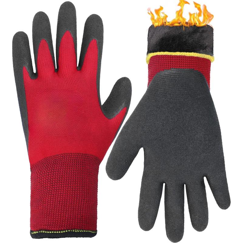 2 Pairs Winter Work Gloves for Men and Women, Freezer Gloves for Work Below Zero, Thermal Insulated,  Grip