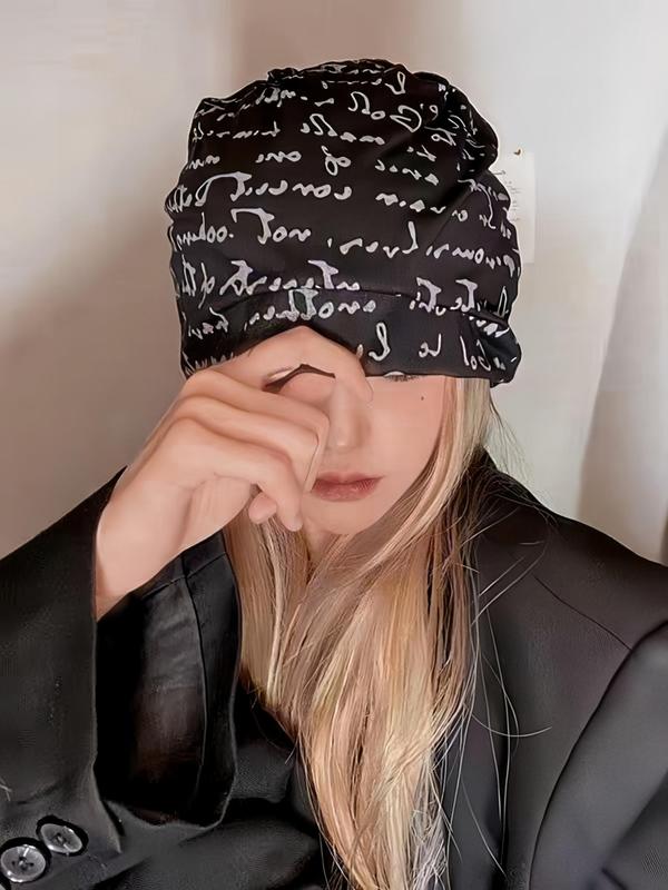 Trendy Star Pattern Beanie Hat, Street Trend Beanie Hat, Casual Outdoor Sports Hat for Men & Women