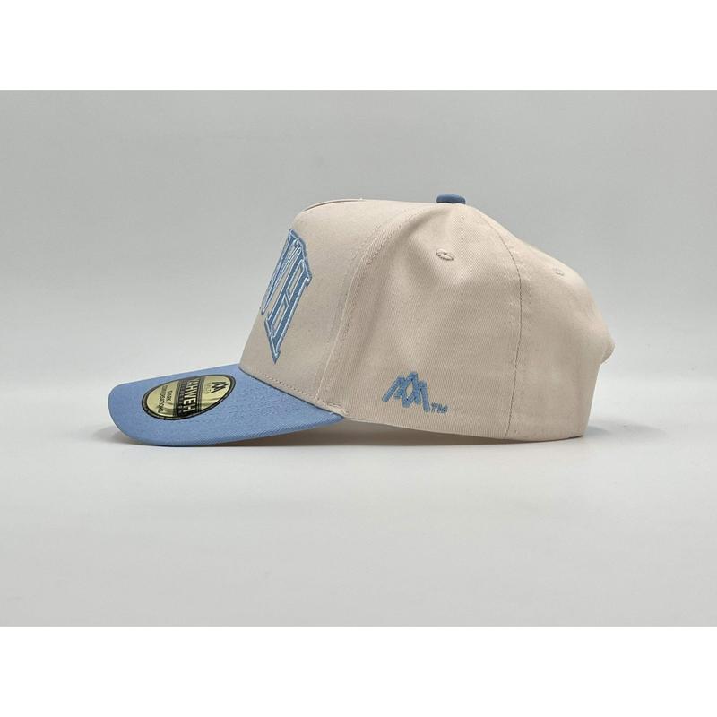 ‘YHWH’ Structured SnapBack - Cream Baby Blue