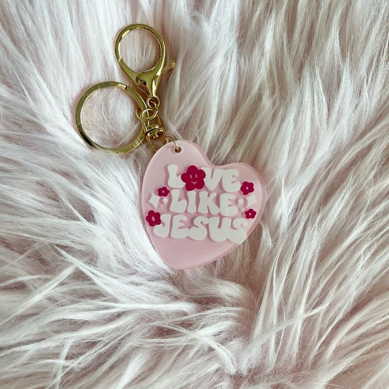 Love Like Jesus Keychain | Christian Keychain