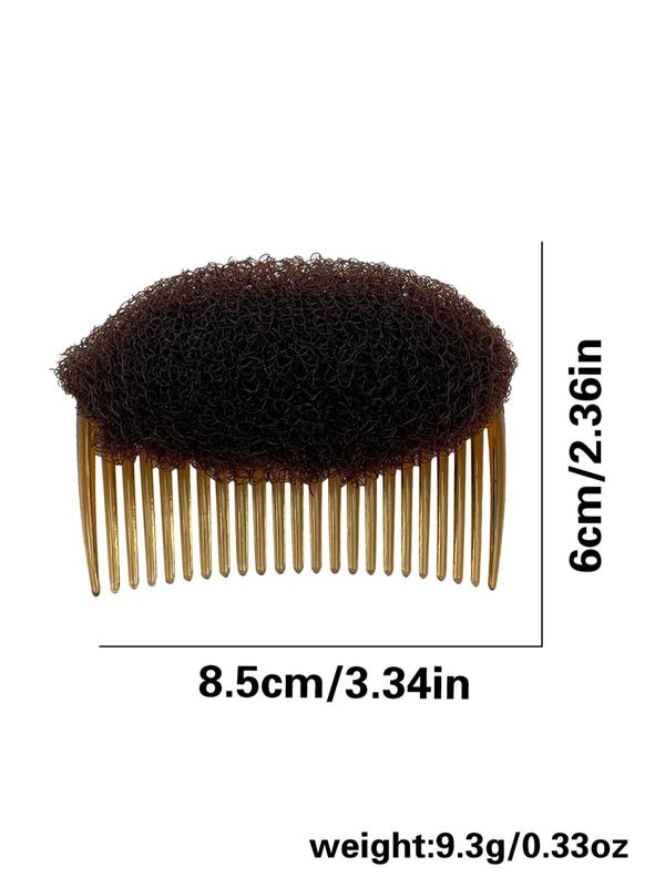 2pcs Minimalist Bump Up Hair Cushion Pads, Inserted Hair Comb Clips, Fashion Hair Salon Tools for Women, Fashion Hair Styler Tool