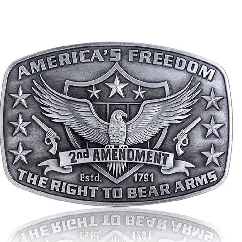 The 2nd Amendment Belt Buckle - Perfect for Accessory and Clothes Lovers 1782