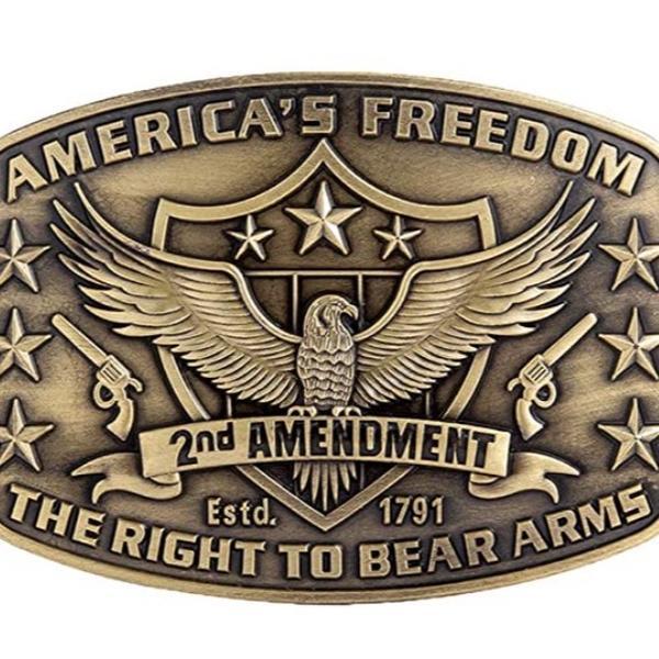 The 2nd Amendment Belt Buckle - Perfect for Accessory and Clothes Lovers 1782