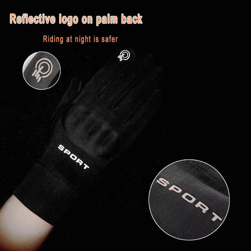 Winter Thermal Gloves, 1 Pair Touch Screen Water Resistant Windproof Anti Slip Heated Glove, Hands Warm for Hiking Driving Running Bike Cycling