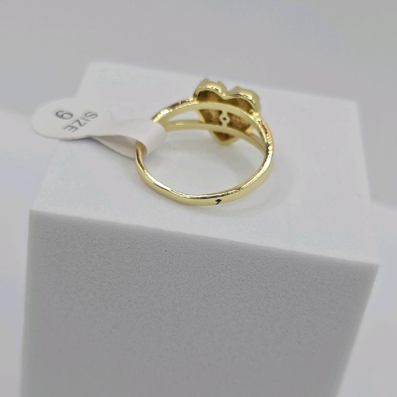 HEART fashion ring NUGGET style, beautiful style GOLD-PLATED size 7.8.9.10 available