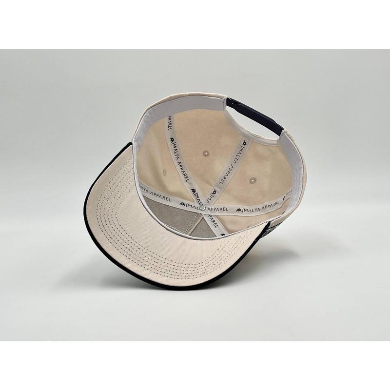 ‘YHWH’ Structured SnapBack - Cream Baby Blue