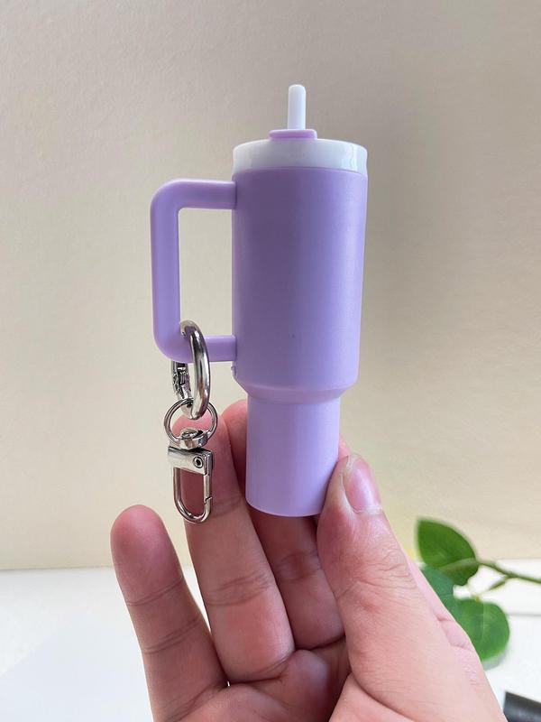 Mini Water Bottle Keychain, Cute Mini Water Bottle Keychain, Fashionable Keychain for Women & Men, School Bag Charm