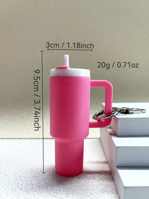 Mini Water Bottle Keychain, Cute Mini Water Bottle Keychain, Fashionable Keychain for Women & Men, School Bag Charm