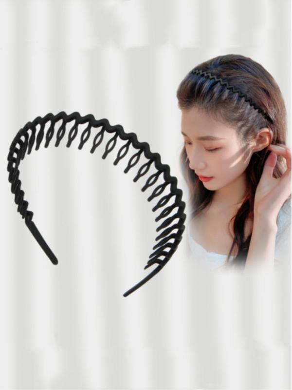 Solid Color Hair Hoop, Non-slip Frosted Hair Hoop, Casual Versatile Hair Accessories for Women & Girls, Minimalist Headwear Suitable for Thick Hair