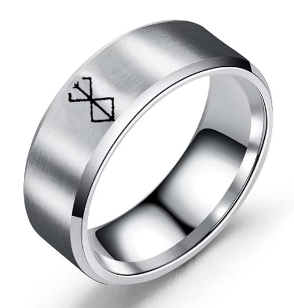 Berserk Ring - Unisex Stainless Steel Band Ring for Anime Fans