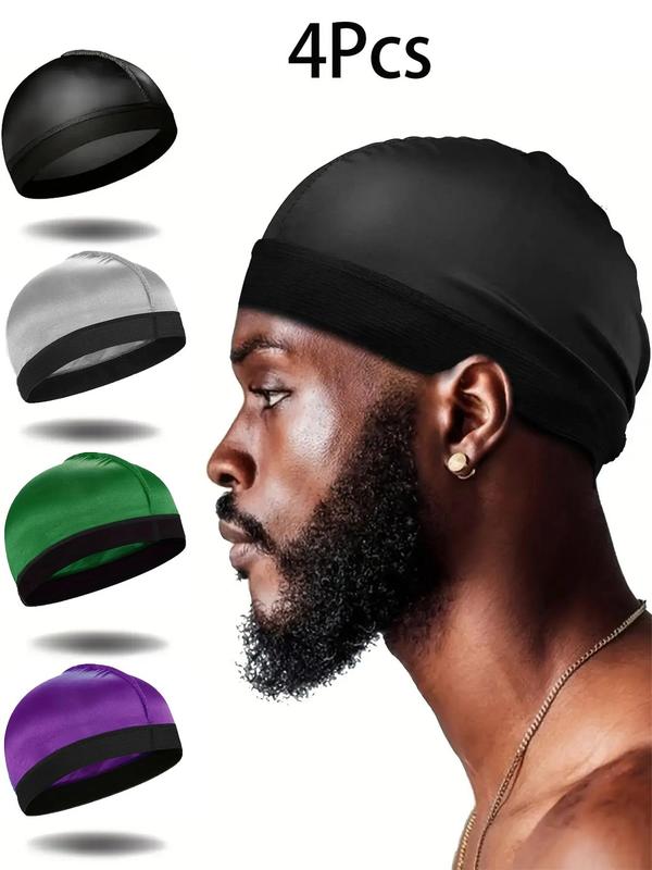 Men's Summer Street Trend Minimalist Turbans,  2024 New Trendy Soft Comfy Multicolor Turban Caps, Chic All-match Hats Accessories for Daily Use