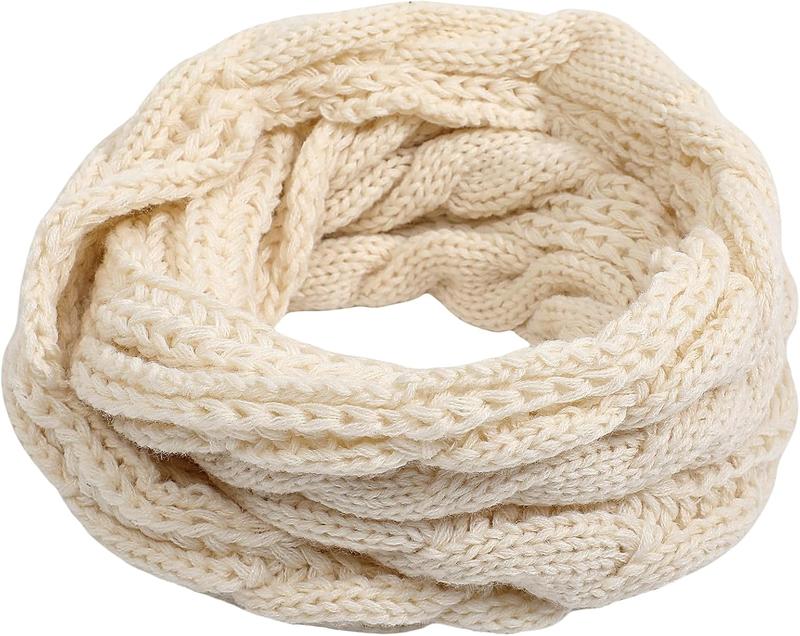 Scarf for Women - Winter Scarf Infinity Scarf for Women for Cold Weather, Warm Knit Winter Infinity Circle Loop Scarf