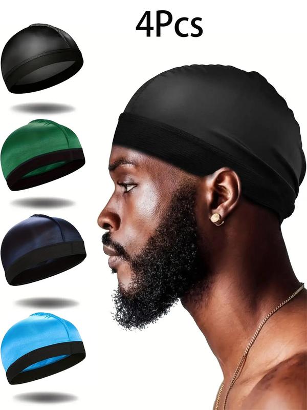 Men's Summer Street Trend Minimalist Turbans,  2024 New Trendy Soft Comfy Multicolor Turban Caps, Chic All-match Hats Accessories for Daily Use