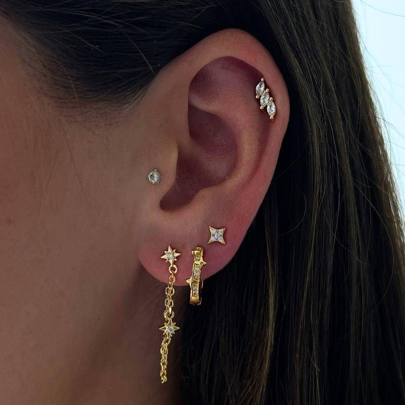 Shooting Star Earrings dainty earring