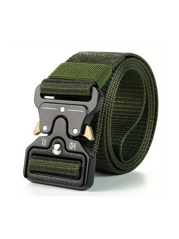 Tactical Belt, Quick Release Multifunctional Outdoor Training Belt, Unisex Waistband for Daily Use