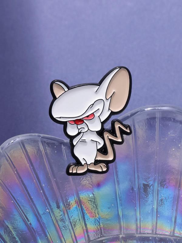 Cute Cartoon Mouse Brooch, Fashion Brooch for Women & Men, Enamel Pin Suitable for Backpacks, Jeans, Scarves, Hats Decoration