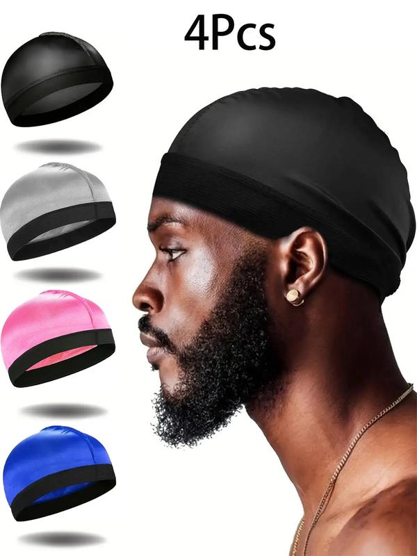 Men's Summer Street Trend Minimalist Turbans,  2024 New Trendy Soft Comfy Multicolor Turban Caps, Chic All-match Hats Accessories for Daily Use