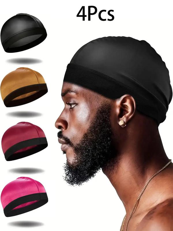 Men's Summer Street Trend Minimalist Turbans,  2024 New Trendy Soft Comfy Multicolor Turban Caps, Chic All-match Hats Accessories for Daily Use