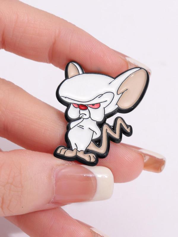 Cute Cartoon Mouse Brooch, Fashion Brooch for Women & Men, Enamel Pin Suitable for Backpacks, Jeans, Scarves, Hats Decoration