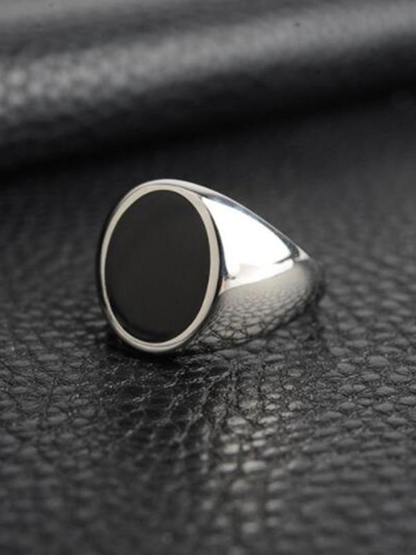 Unisex Street Trend Minimalist Polished Ring, Vintage Trendy All-match Ring, Fashionable Jewelry for Men & Women As Gift