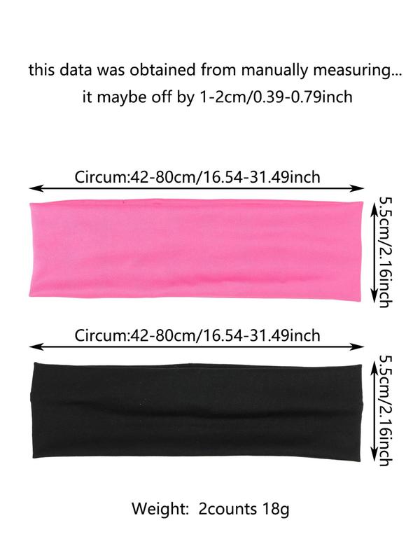 Solid Color High Stretch Hair Band, Casual Elastic Hair Band for Women & Girls, Fashion Hair Accessories for Daily Wear