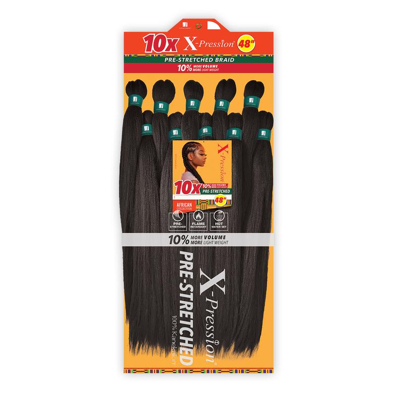 Sensationnel Braids XPRESSION 10X Pre-Stretched Braid 48