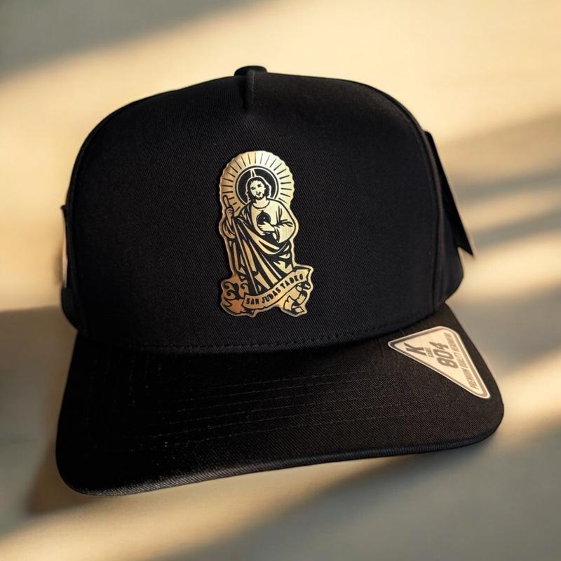 Hat Saint Jude   SnapBack adjustable  Pearl colour & Black