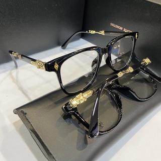 PREMIUM CHROME HEART glasses frame with square eye shape, modern European design, EYEGLASS for MEN and WOMEN. Can be fitted with nearsighted eyes