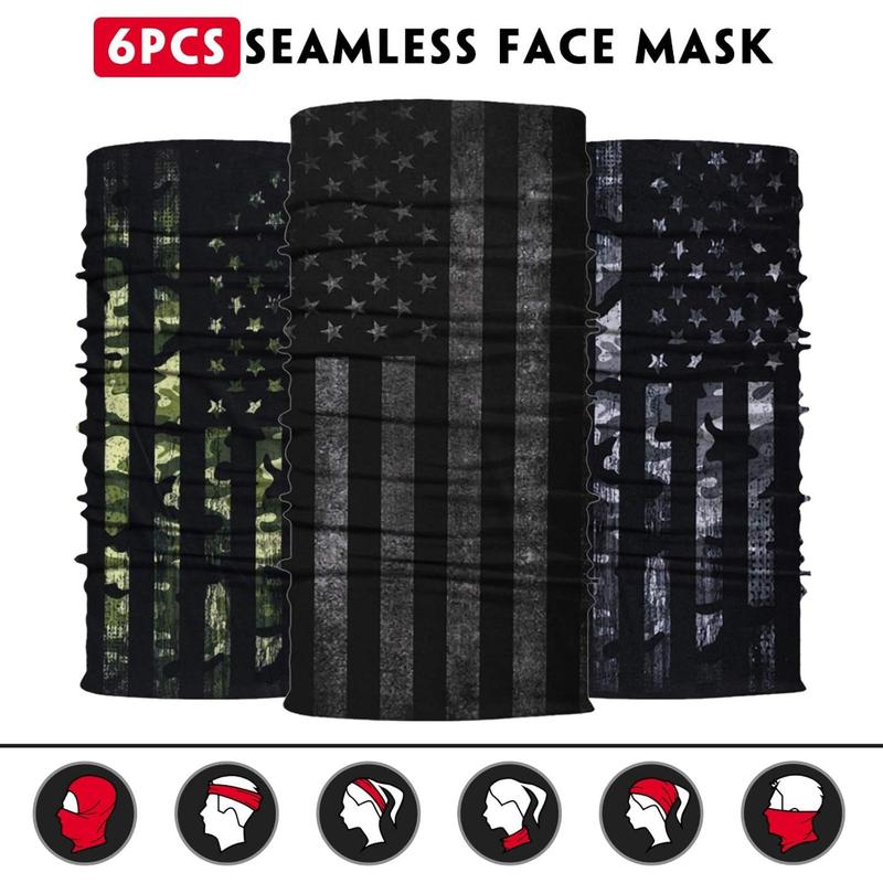 Neck Gaiter Face Mask Men Women,Seamless Bandana Rave Face Cover Scarf Mask,Balaclava,Headband, Head Wrap,Headwear