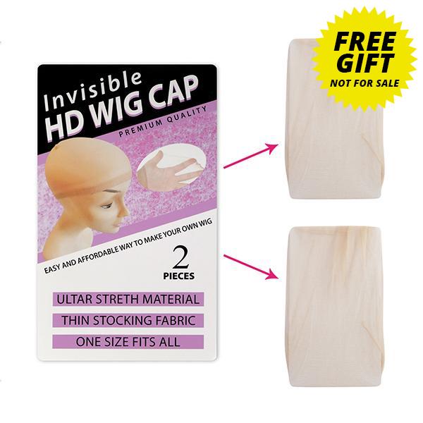 Free Gift Invisable HD Wig Cap For Lace Front Human Hair Wig Install Breathable Transparent HD Wig Cap For Women