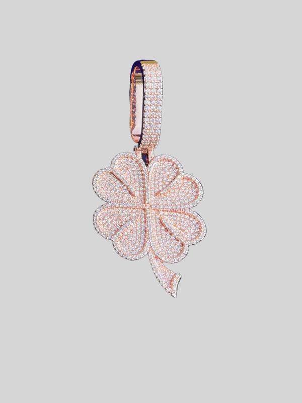 Rhinestone Decor Flower Design Pendant, Fashionable Jewelry for Women & Girls, Trendy All-match & Exquisite Jewelry for Birthday Gift