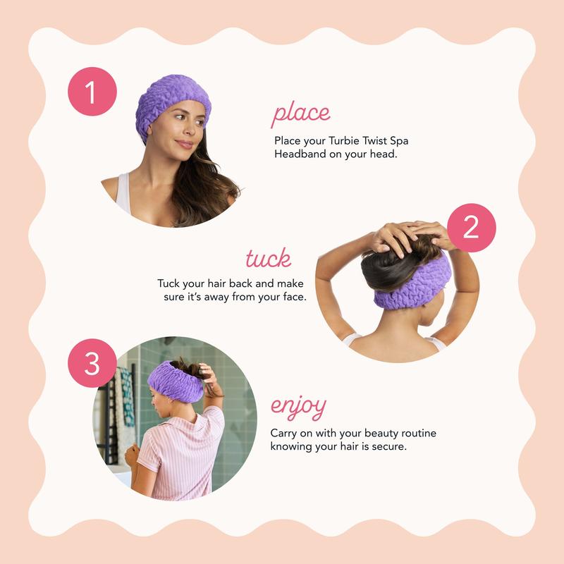 Turbie Band Single Pack - Extra Wide Spa Headband