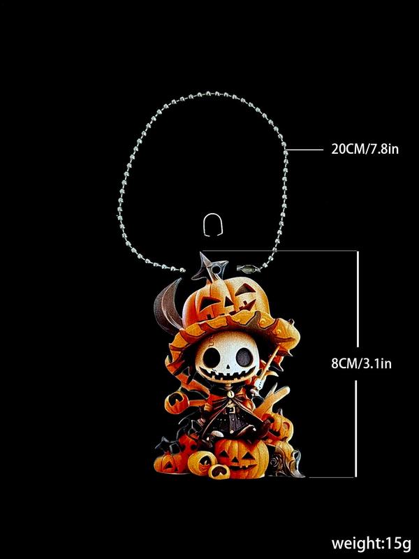 Fashion Pumpkin Design Keychain, Cute Car Accessories, Fashion Accessories for Women & Men, Creative Gift Ideas