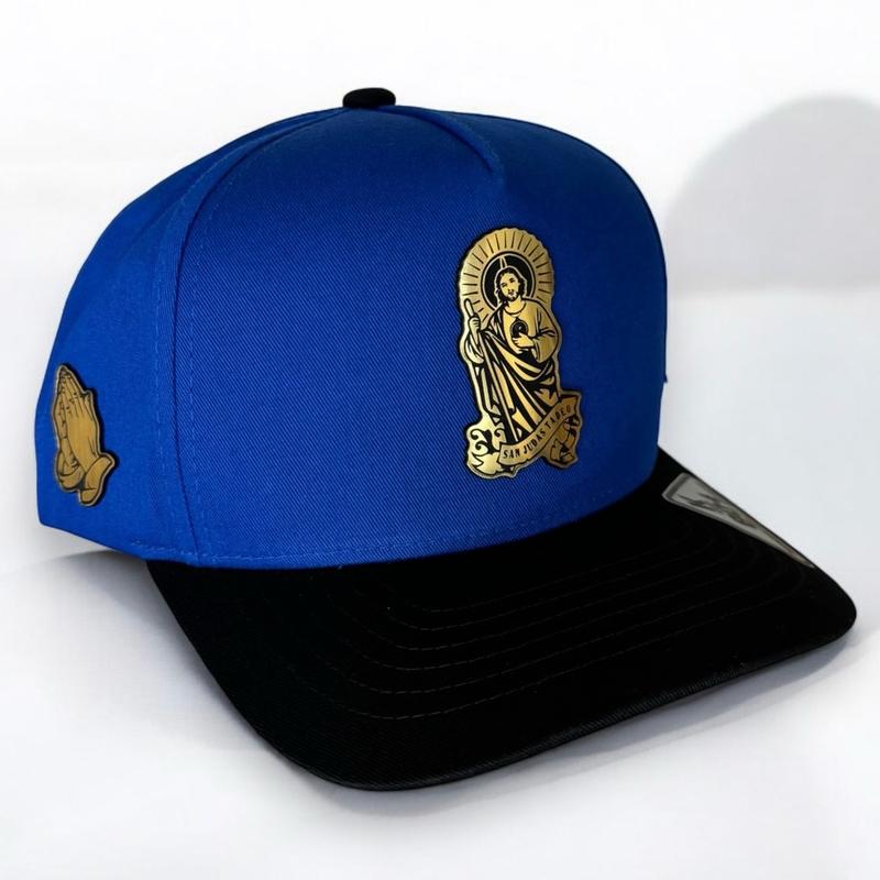 Hat Saint Jude   SnapBack adjustable  Pearl colour & Black