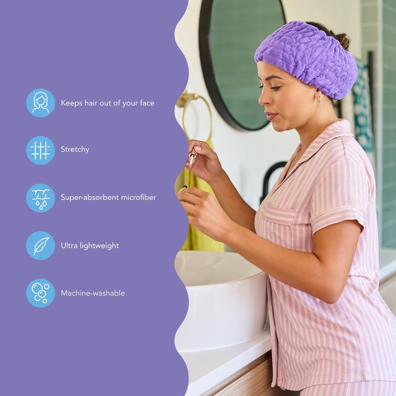 Turbie Band Single Pack - Extra Wide Spa Headband