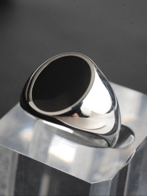 Unisex Street Trend Minimalist Polished Ring, Vintage Trendy All-match Ring, Fashionable Jewelry for Men & Women As Gift