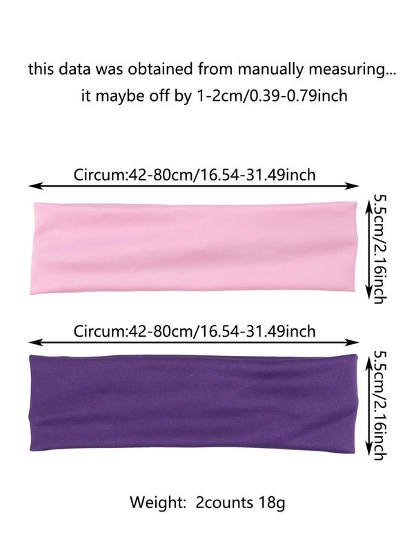 Solid Color High Stretch Hair Band, Casual Elastic Hair Band for Women & Girls, Fashion Hair Accessories for Daily Wear