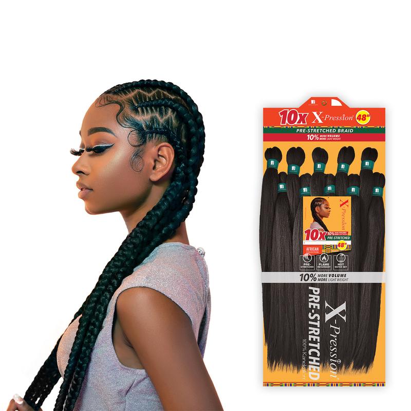 Sensationnel Braids XPRESSION 10X Pre-Stretched Braid 48