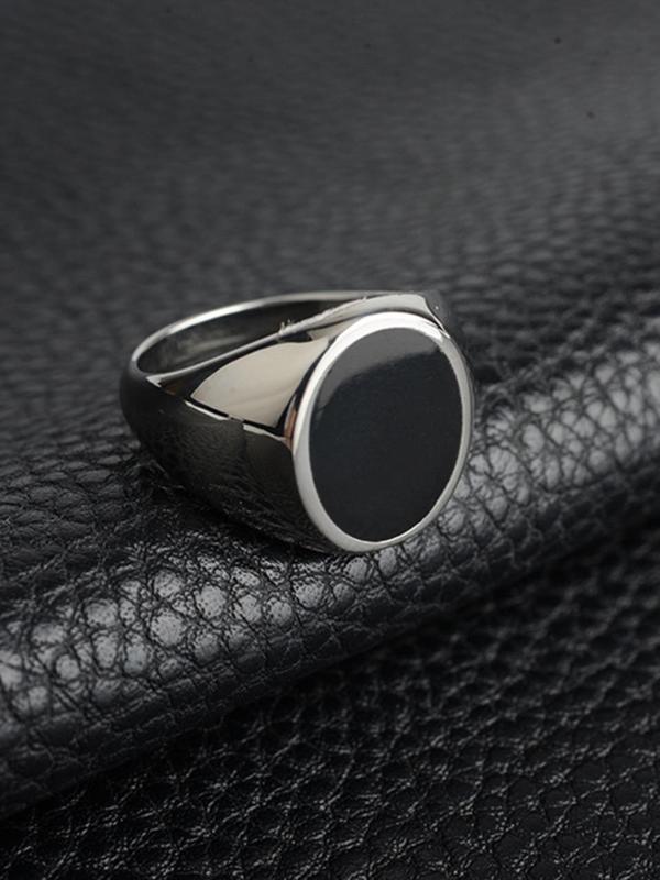 Unisex Street Trend Minimalist Polished Ring, Vintage Trendy All-match Ring, Fashionable Jewelry for Men & Women As Gift