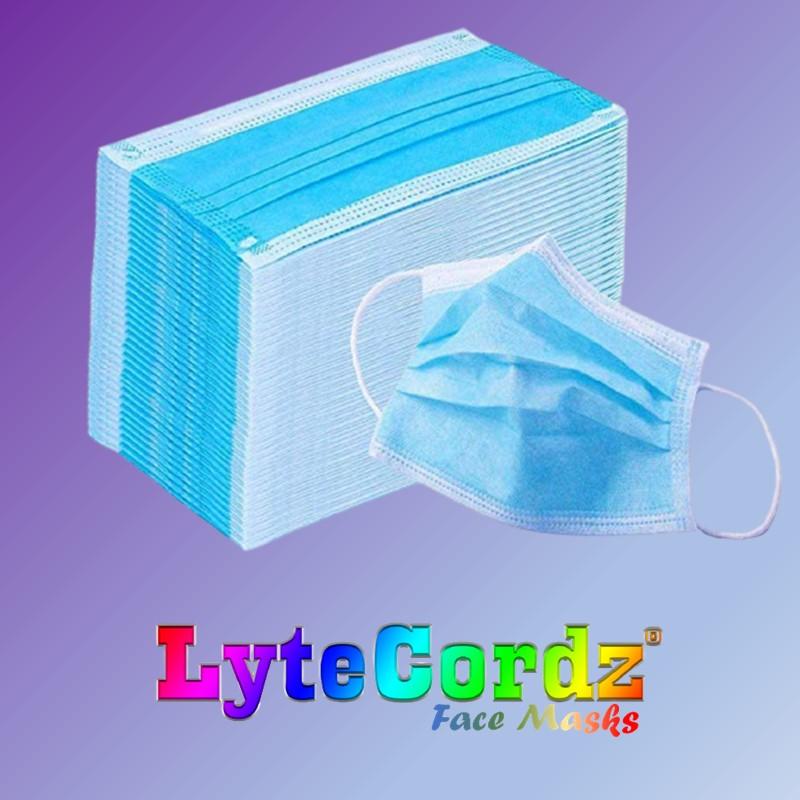 Solid Colors - Adult 3 Ply Disposable Surgical Style Mask