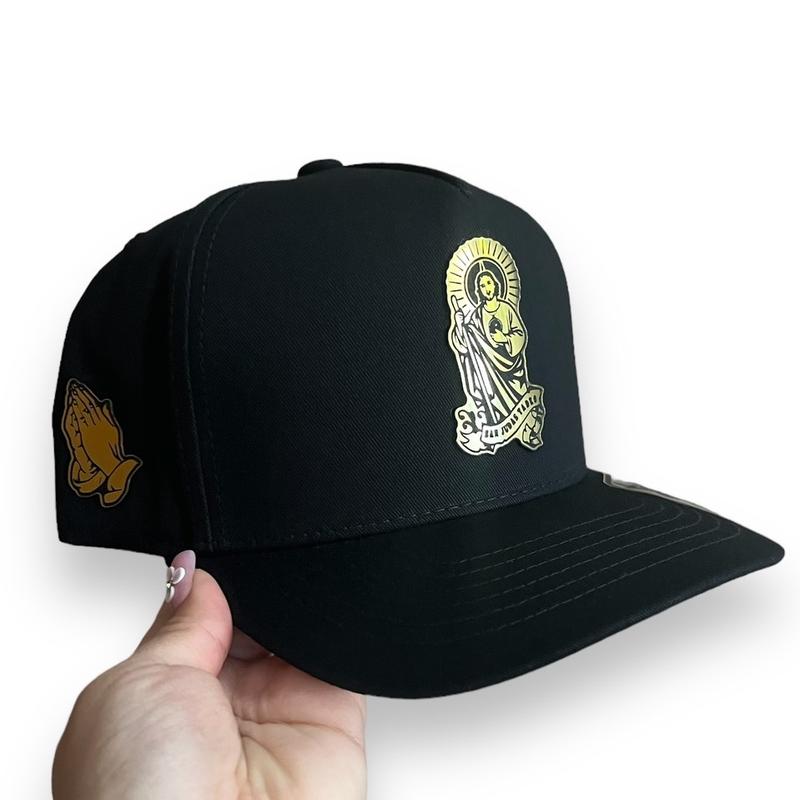 High-Quality Saint Jude Black SnapBack Hat