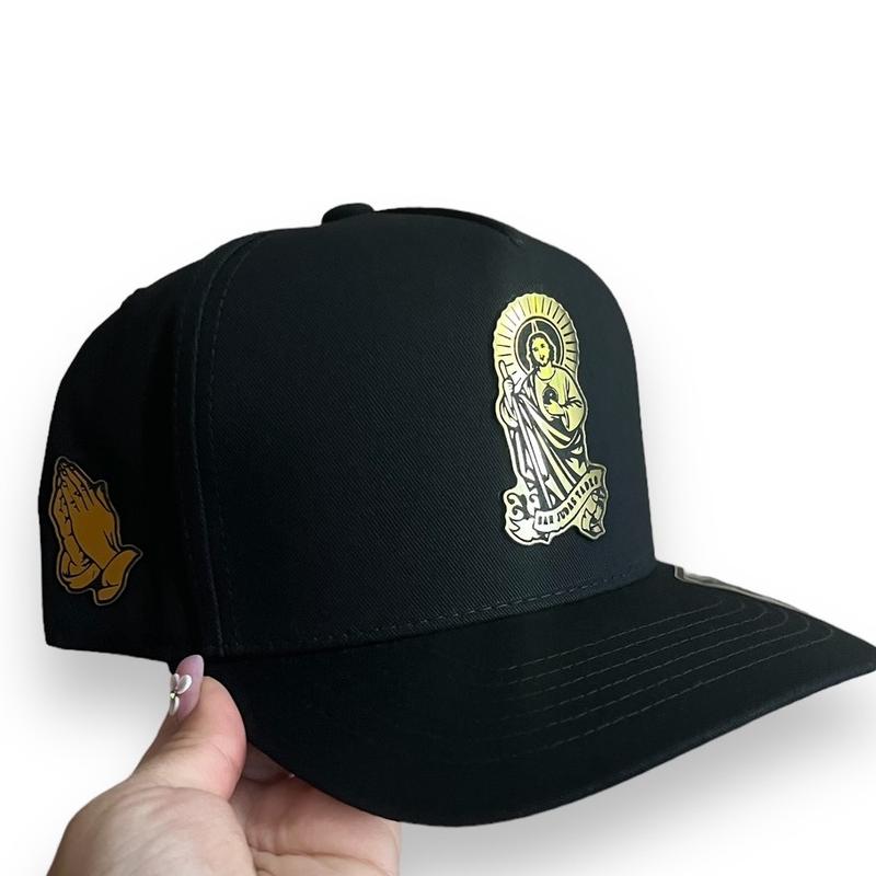 High-Quality Saint Jude Black SnapBack Hat