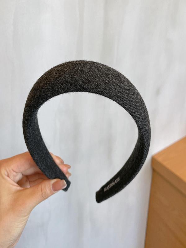 Women's 2024 Summer New Fashion Simple Wide Band Hair Hoop, Kawaii Minimalist Solid Headband, Casual Versatile Cute Hair Accessories for Summer Daily Hairstyle Ideas