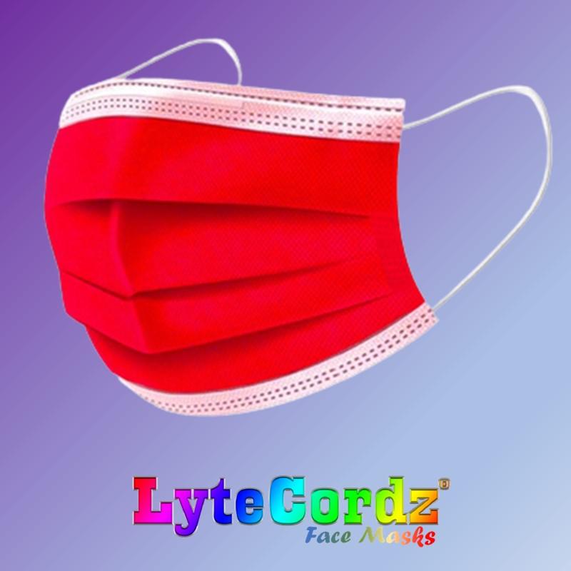 Solid Colors - Adult 3 Ply Disposable Surgical Style Mask