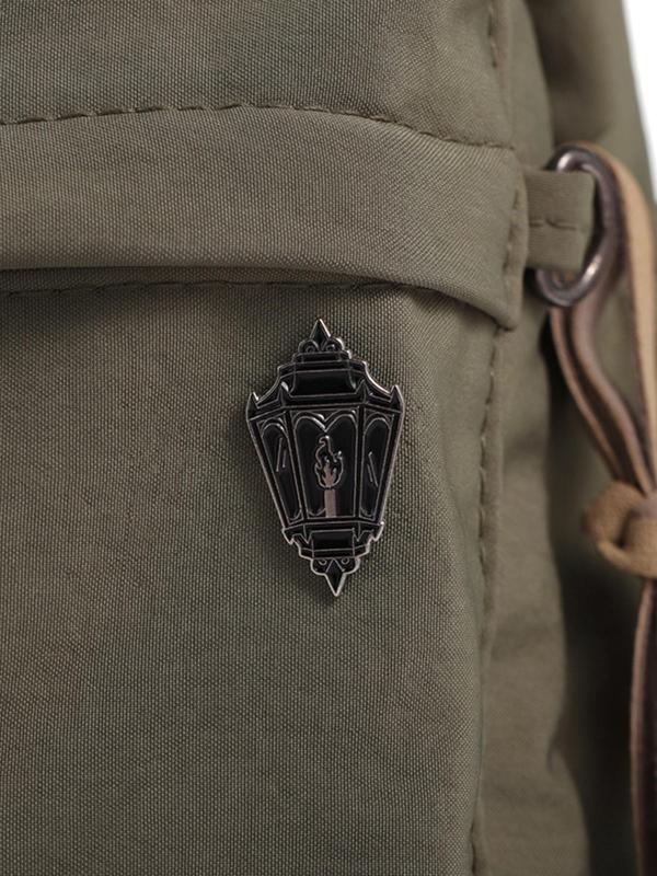 Gothic Lantern Design Brooch Pin, Fashion Alloy Badge for Daily Clothing Decor, Trendy All-match & Exquisite Brooch for Birthday Gift