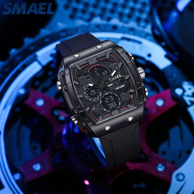 SMAEL new street tide hundreds of men's watches sports trend cool multi-function electronic watch male 8109