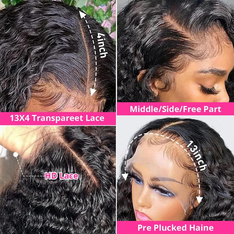 Bling Hair Kinky Curly Lace Front Wigs Human Hair 13x4 HD Lace Front Wigs Real Hair Pre Plucked Brazilian Curly Wig Human Hair For Women